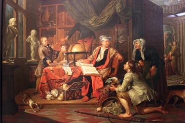 I contadini pagano il signore del maniero con il raccolto